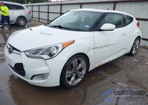 2012 Hyundai Veloster Base W/Gray from USA, damaged, VIN KMHTC6AD2CU030473